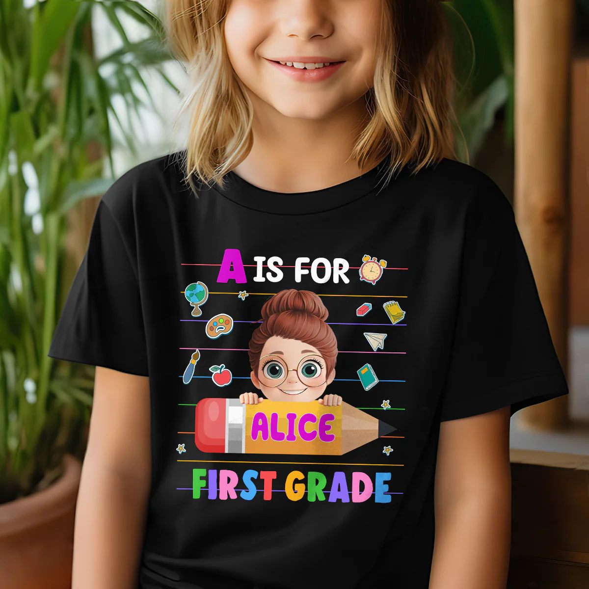 Back To School  - Personalized Kid T-Shirt - Image 5