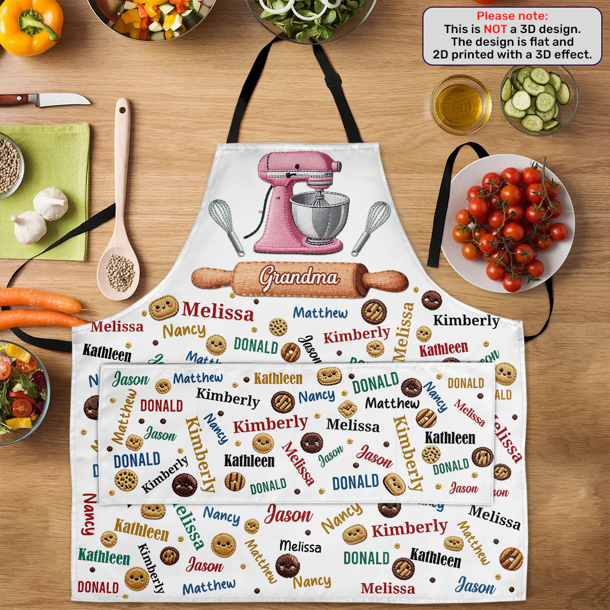 Baking With Love - Personalized Apron With Pocket