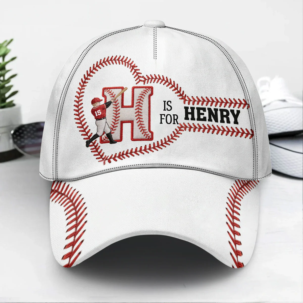 Baseball Kid Name Embroidery - Personalized Kid Classic Cap - Image 3