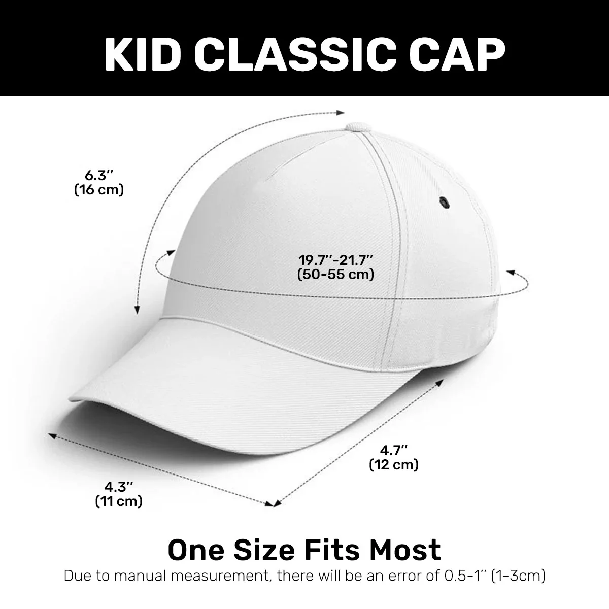Baseball Kid Name Embroidery - Personalized Kid Classic Cap - Image 7