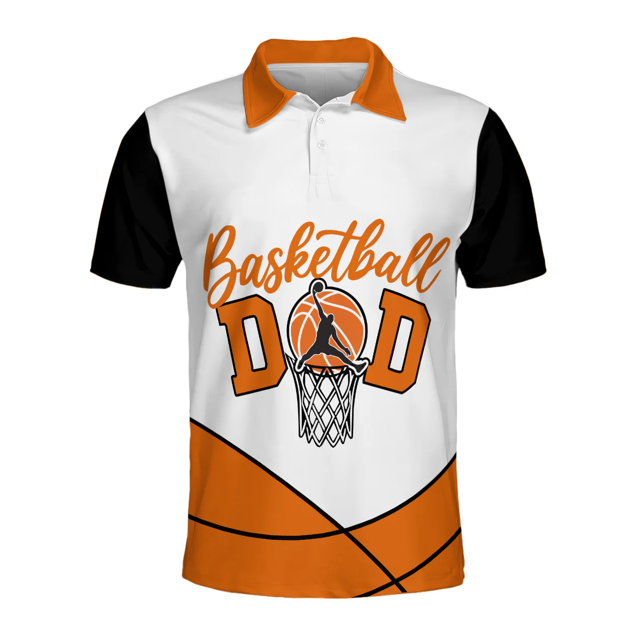 Basketball Dad - Personalized Polo Shirt - Image 4