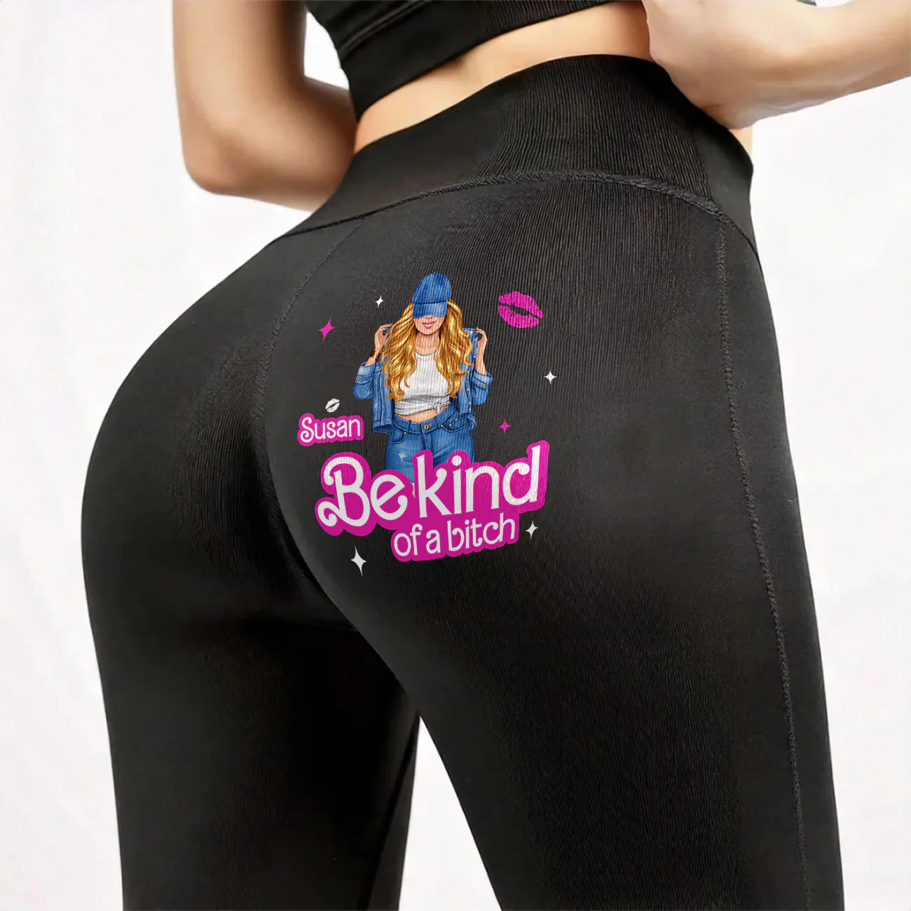 Be Kind...Of A Bitch - Personalized Leggings - Image 5