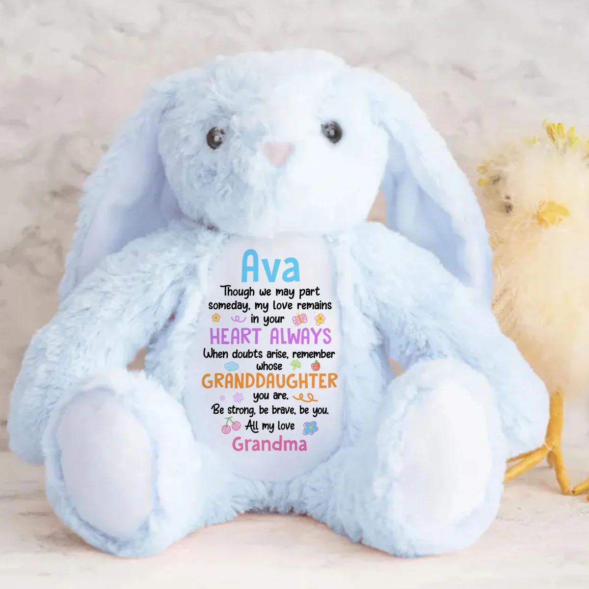 Be You - Personalized Stuffed Bunny - Image 4