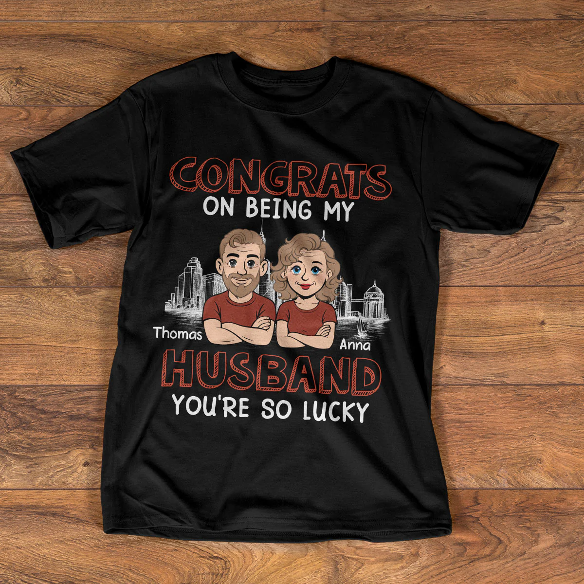 Being My Hubby - Personalized 2D Unisex T-shirt - Image 2