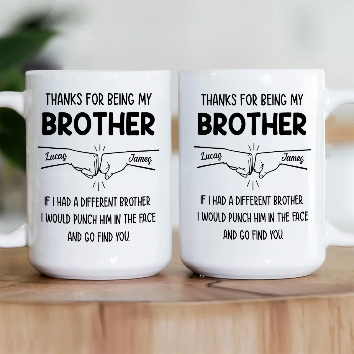 Being My Sibling - Personalized Ceramic Coffee Mug - Image 3