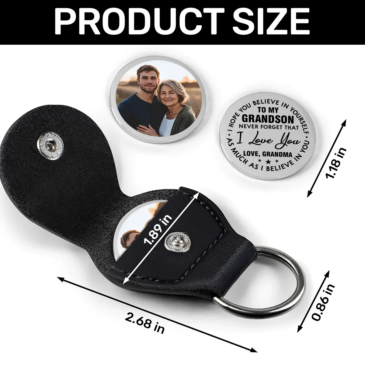 Believe In Yourself As Much As I Believe In You - Personalized Pocket Hug - Image 5
