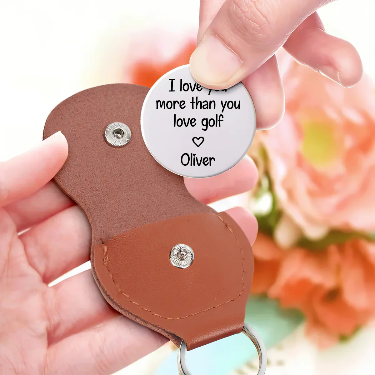 Best Dad By Par - Personalized Pocket Hug - Image 4