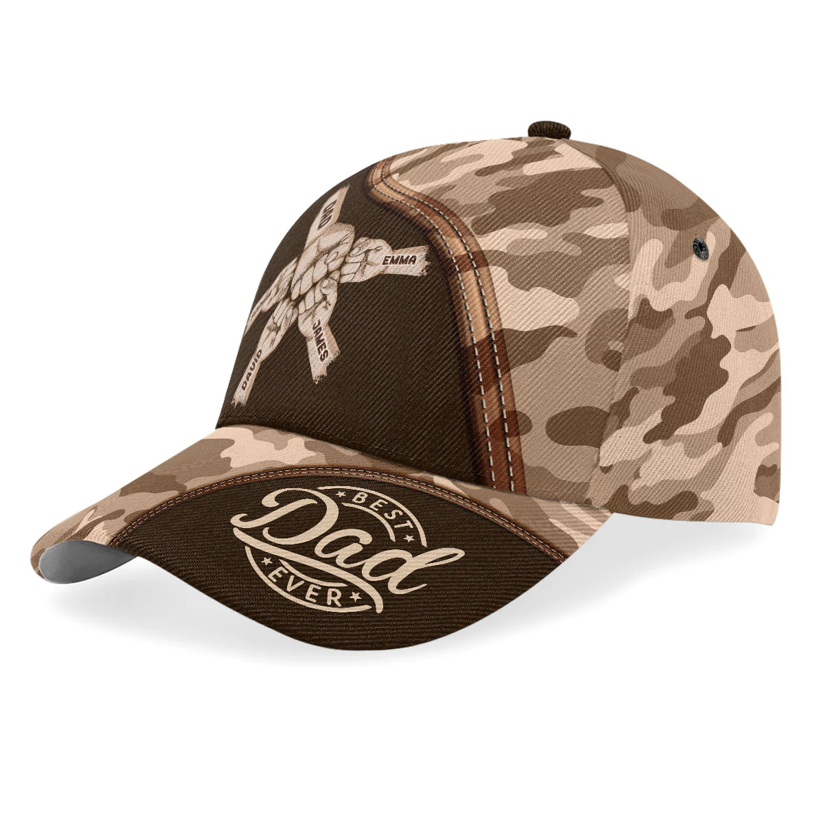 Best Dad Ever - Personalized Classic Cap - Image 2