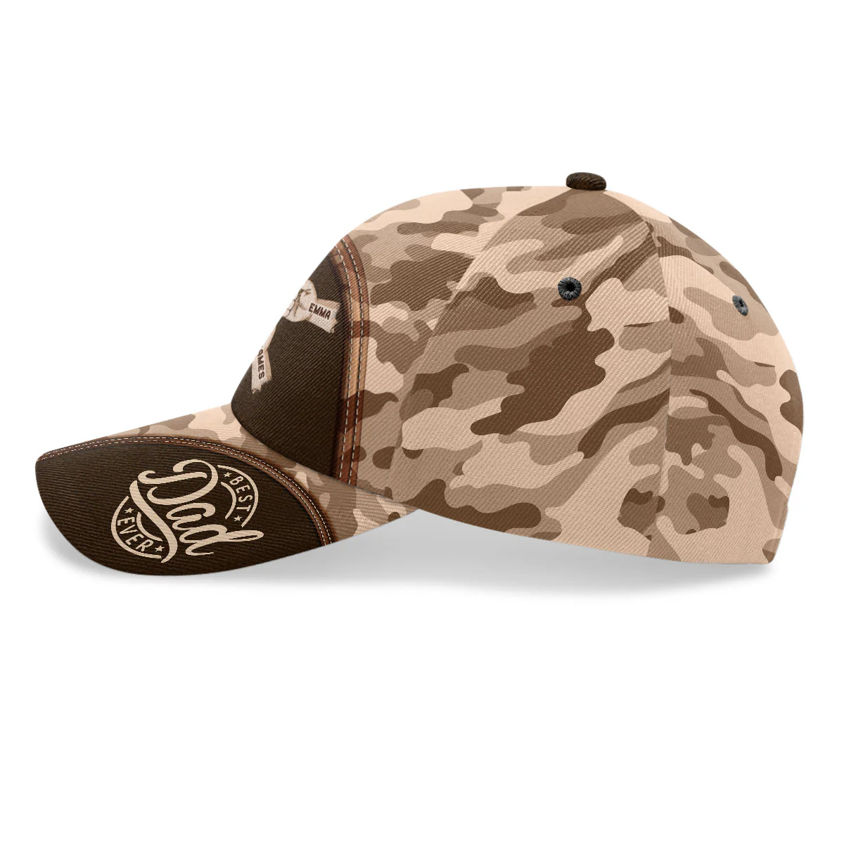 Best Dad Ever - Personalized Classic Cap - Image 3