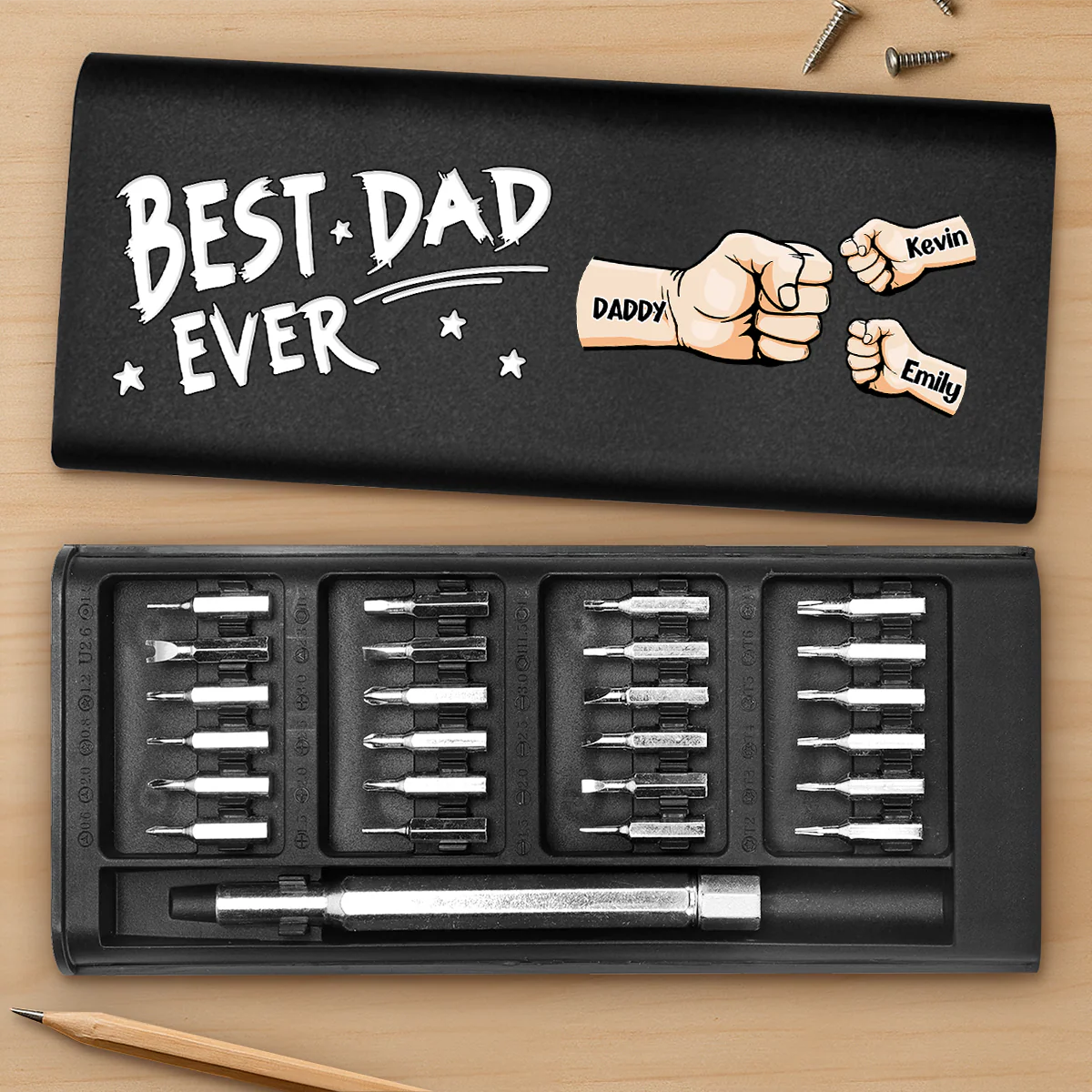 Best Dad Ever - Personalized Screwdriver Set