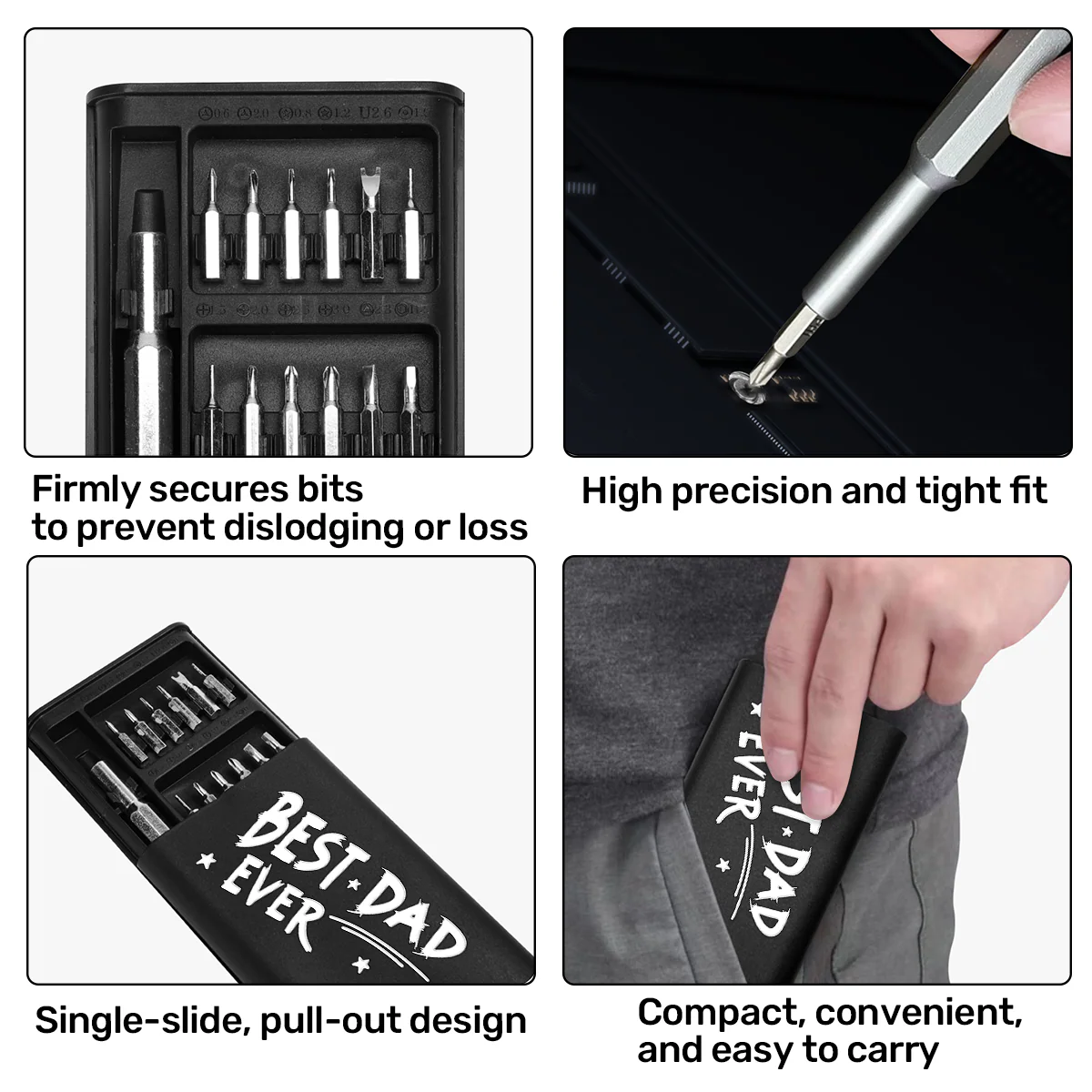 Best Dad Ever - Personalized Screwdriver Set - Image 5