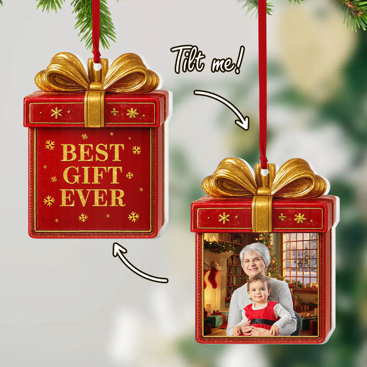 Best Gift Ever - Personalized Magic Ornament