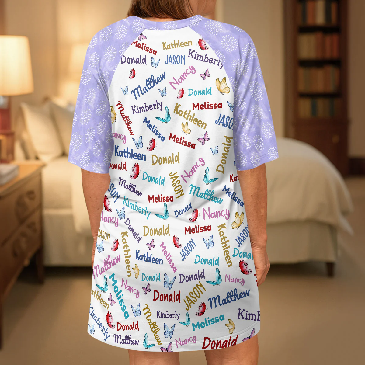 Best Nana Ever - Personalized Sleep Tee - Image 3