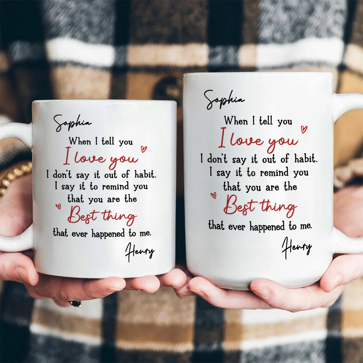 Best Thing That Ever Happened To Me - Personalized Ceramic Coffee Mug - Image 4