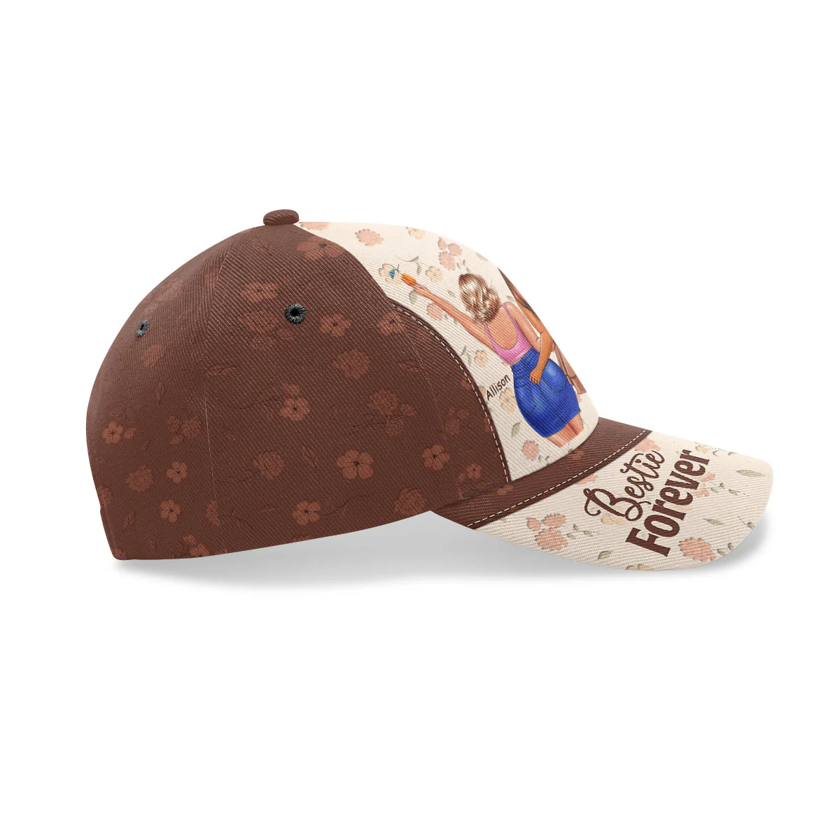 Bestie Forever - Personalized Classic Cap - Image 4