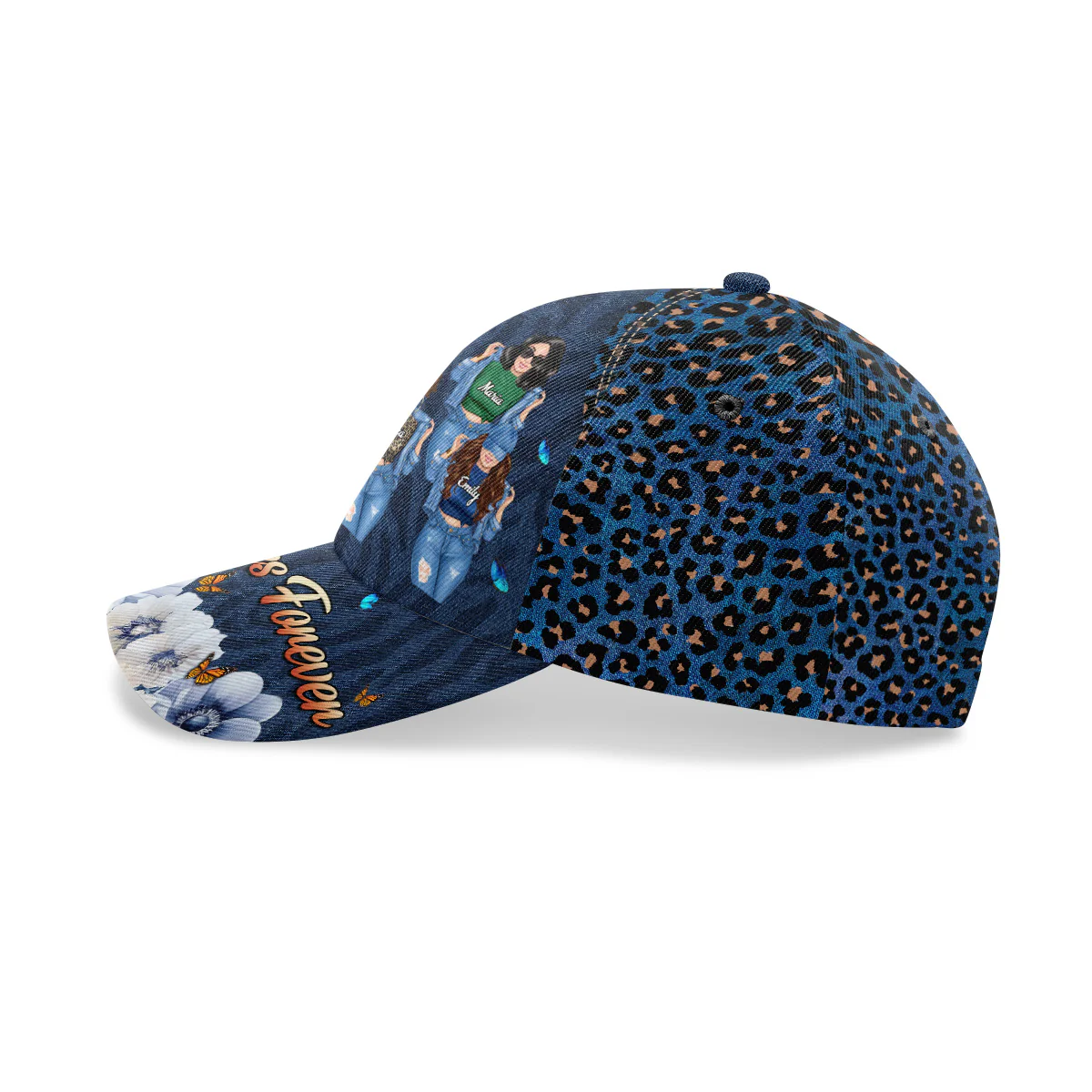 Besties Forever - Personalized Classic Cap - Image 3