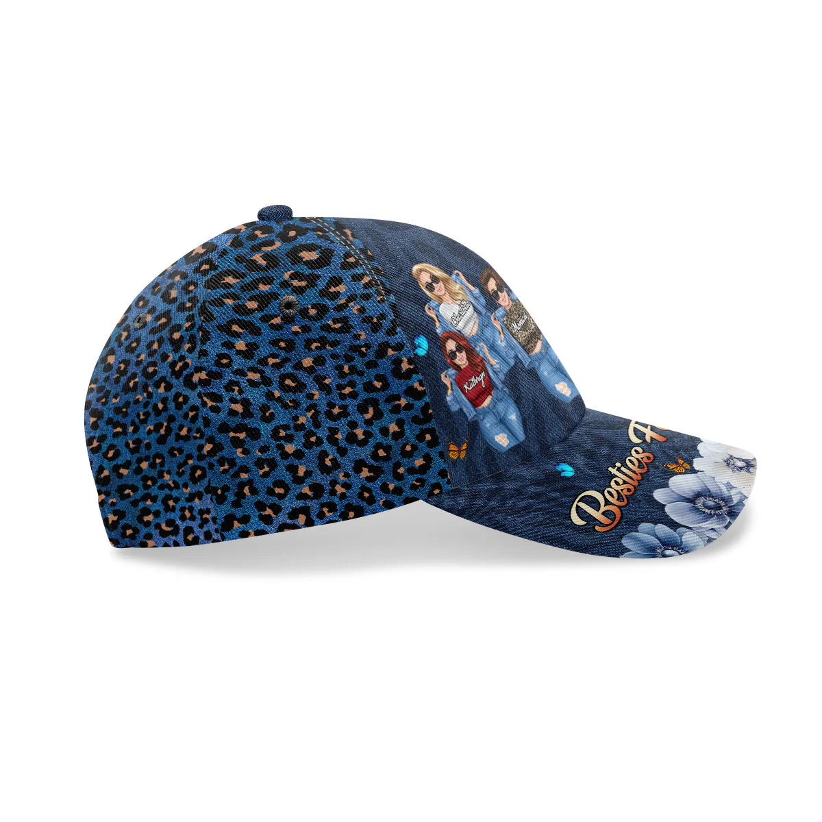 Besties Forever - Personalized Classic Cap - Image 4
