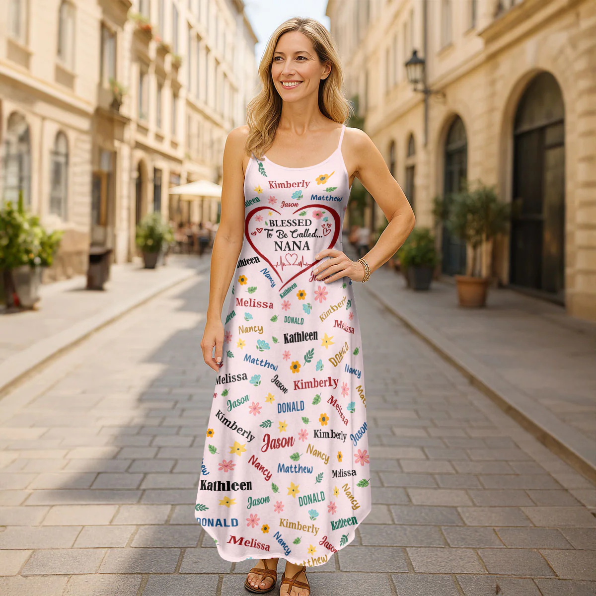 Blessed To Be Called - Personalized Maxi Dress - Image 4