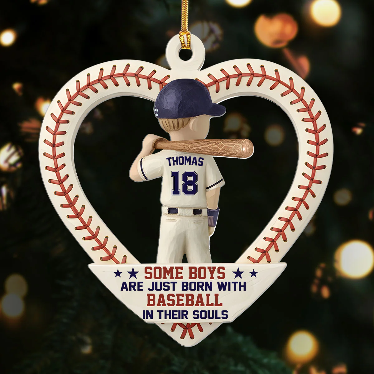 Born For The Ball - Personalized 1-Layer Acrylic Ornament
