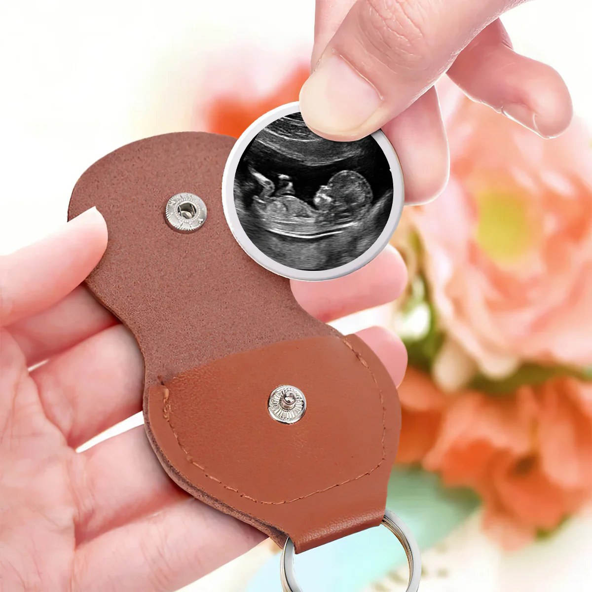 Carried For A Moment Loved For A Lifetime Baby Memorial - Personalized Pocket Hug - Image 3