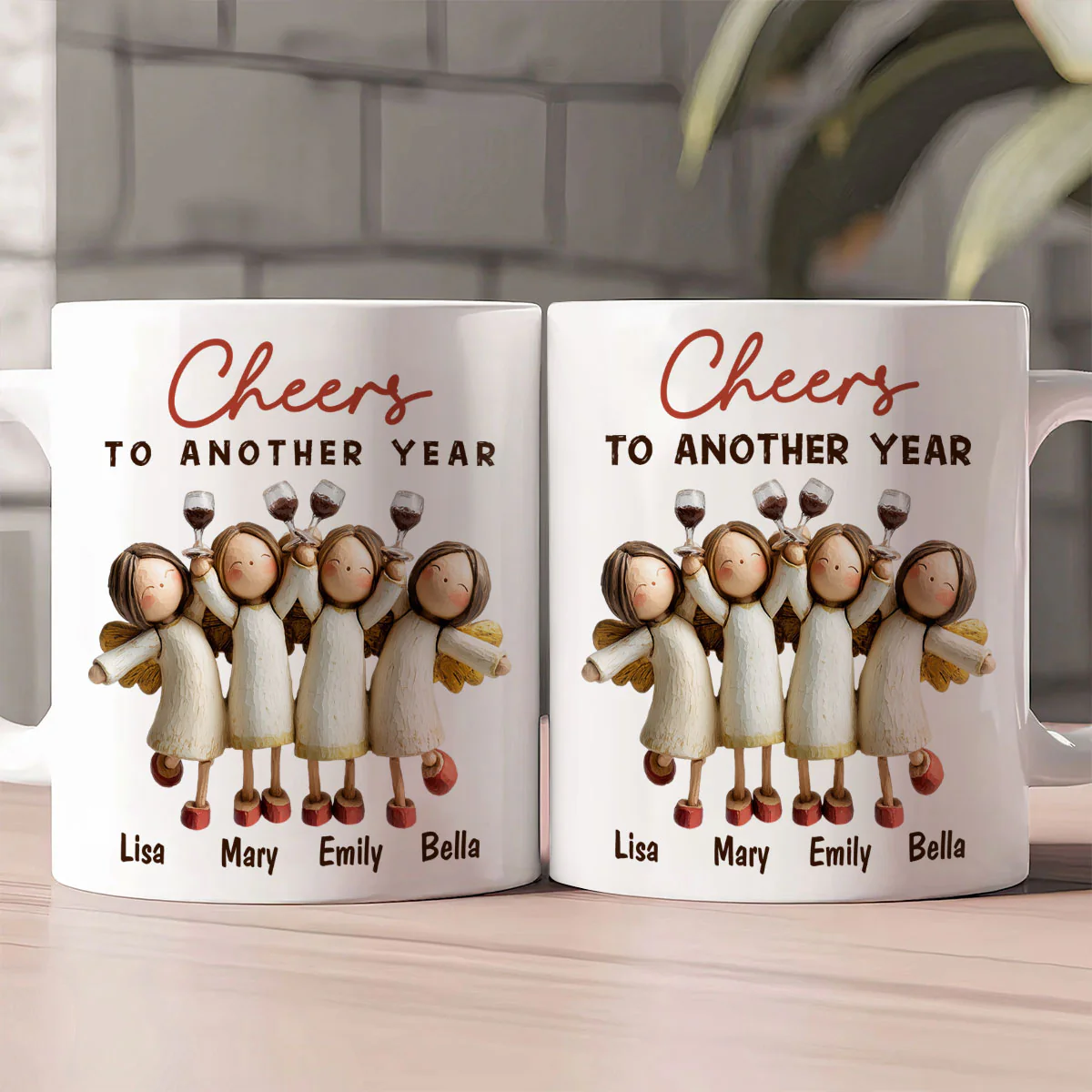 Cheers To Another Year - Personalized Ceramic Coffee Mug - Image 2