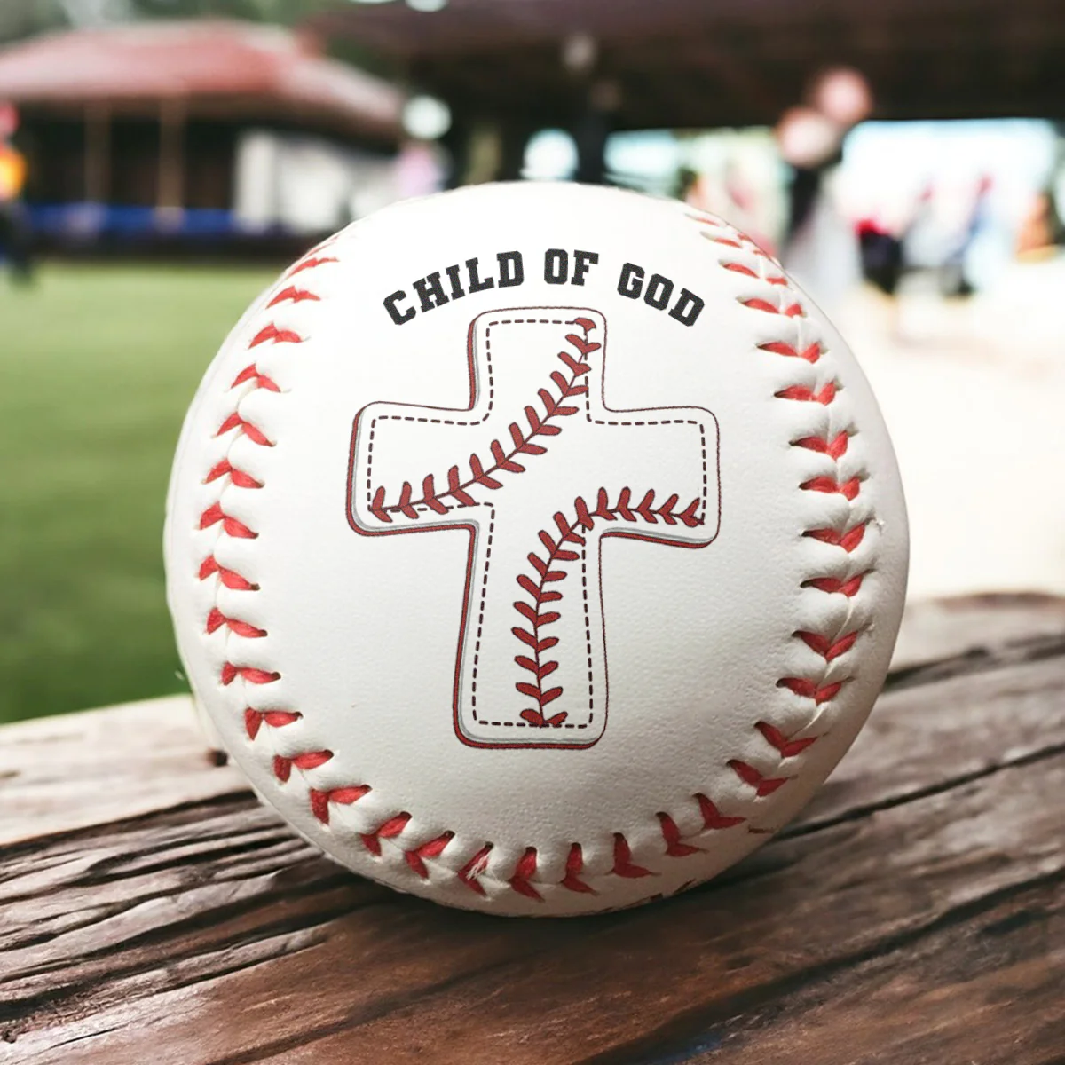 Child Of God - Personalized Baseball Ball