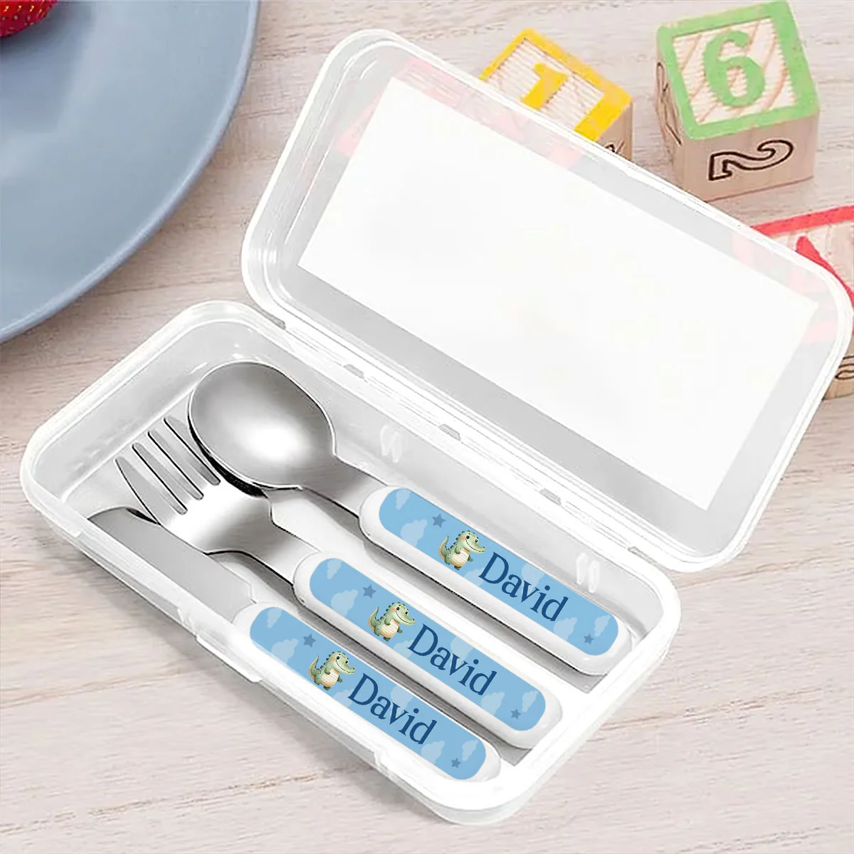 Child Of God - Personalized Cutlery Set - Image 3