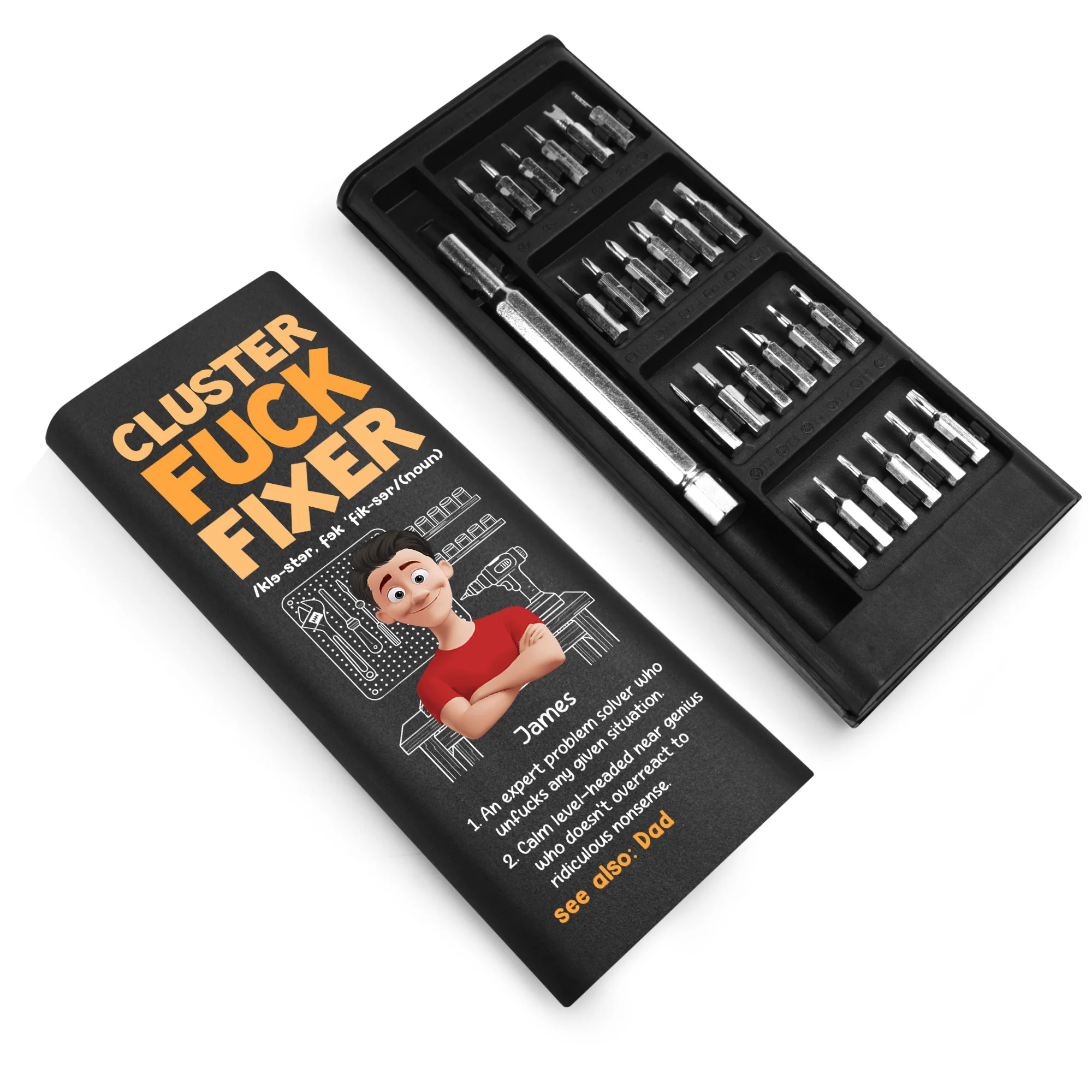 Cluster Fuck Fixer - Personalized Screwdriver Set - Image 4