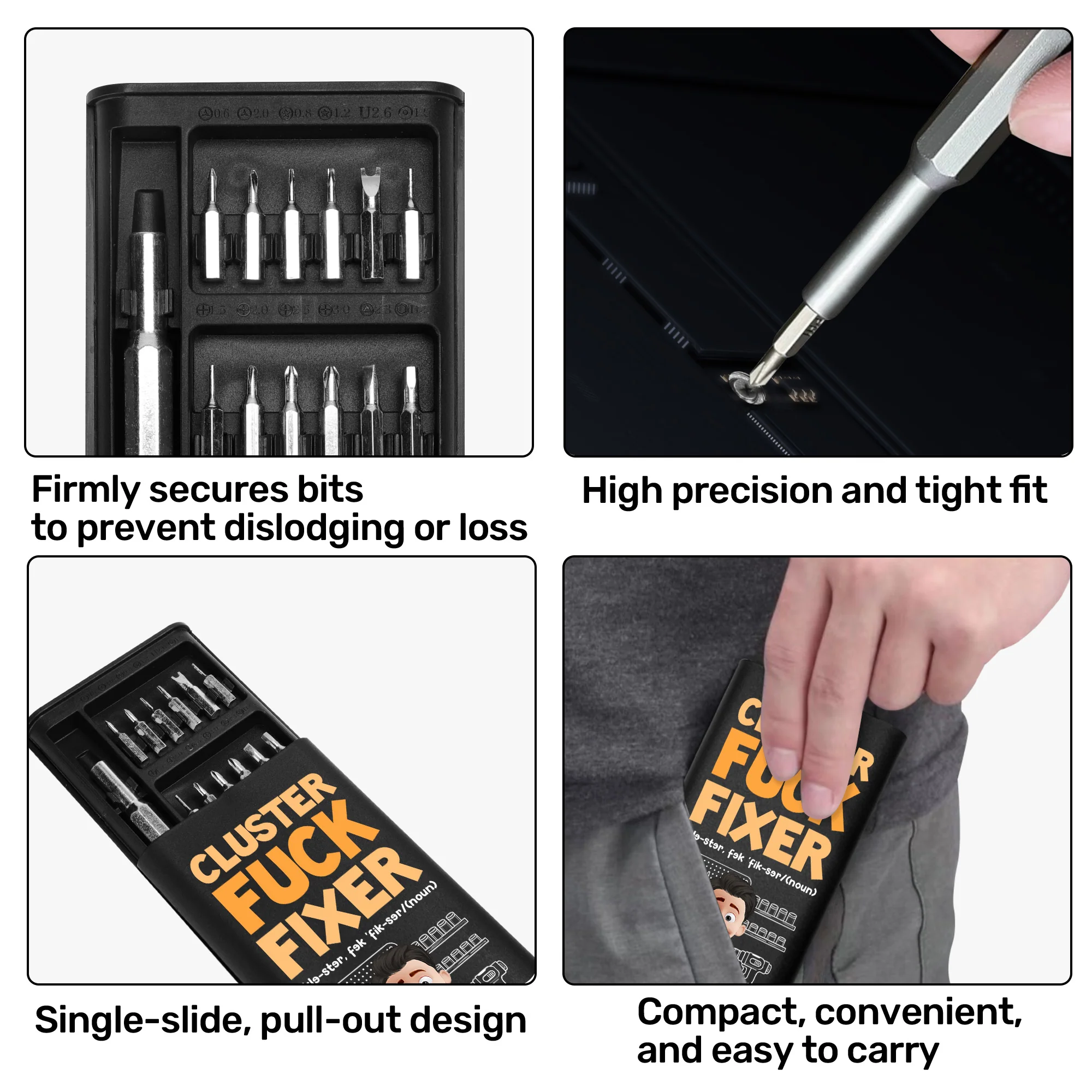 Cluster Fuck Fixer - Personalized Screwdriver Set - Image 5