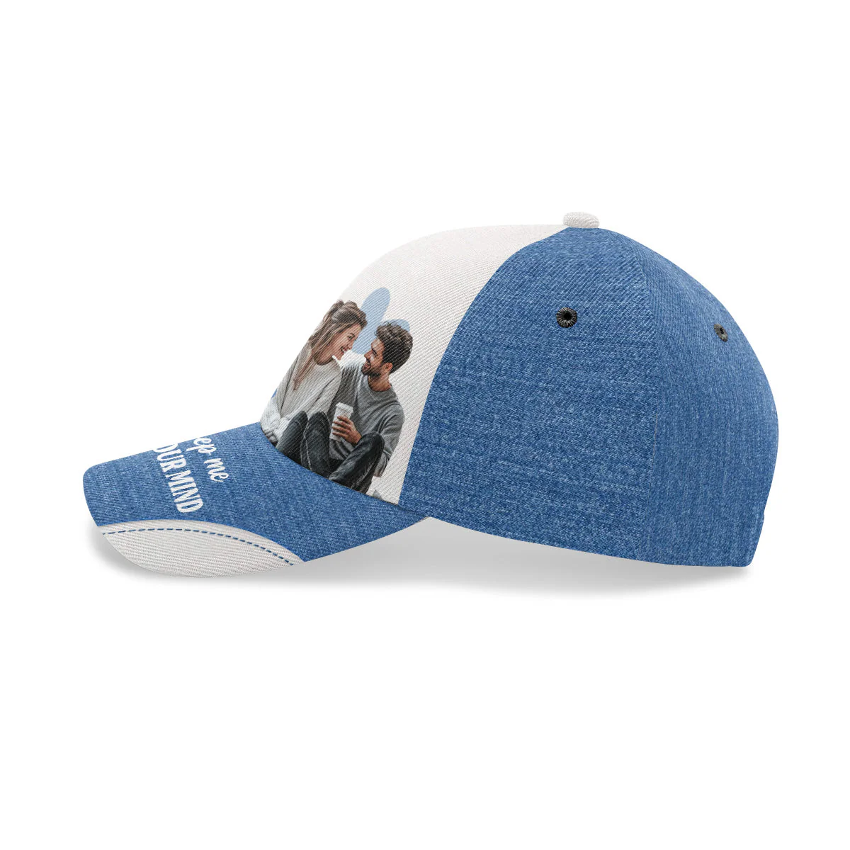 Congrats On Being My Husband - Personalized Classic Cap - Image 3