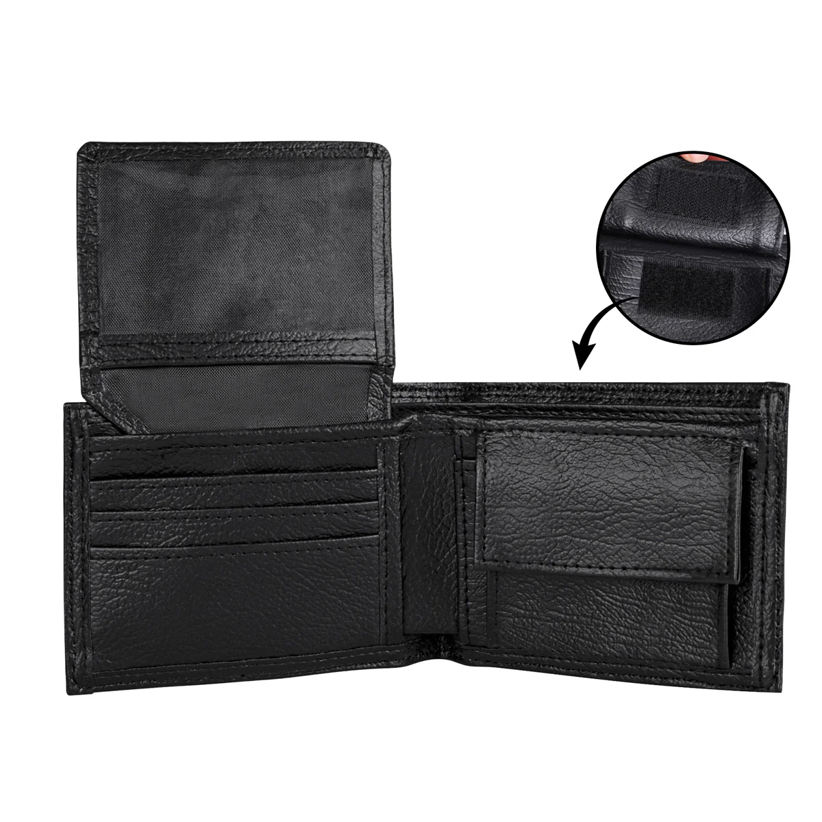 Congrats On Being My Husband - Personalized Leather Folded Wallet - Image 5