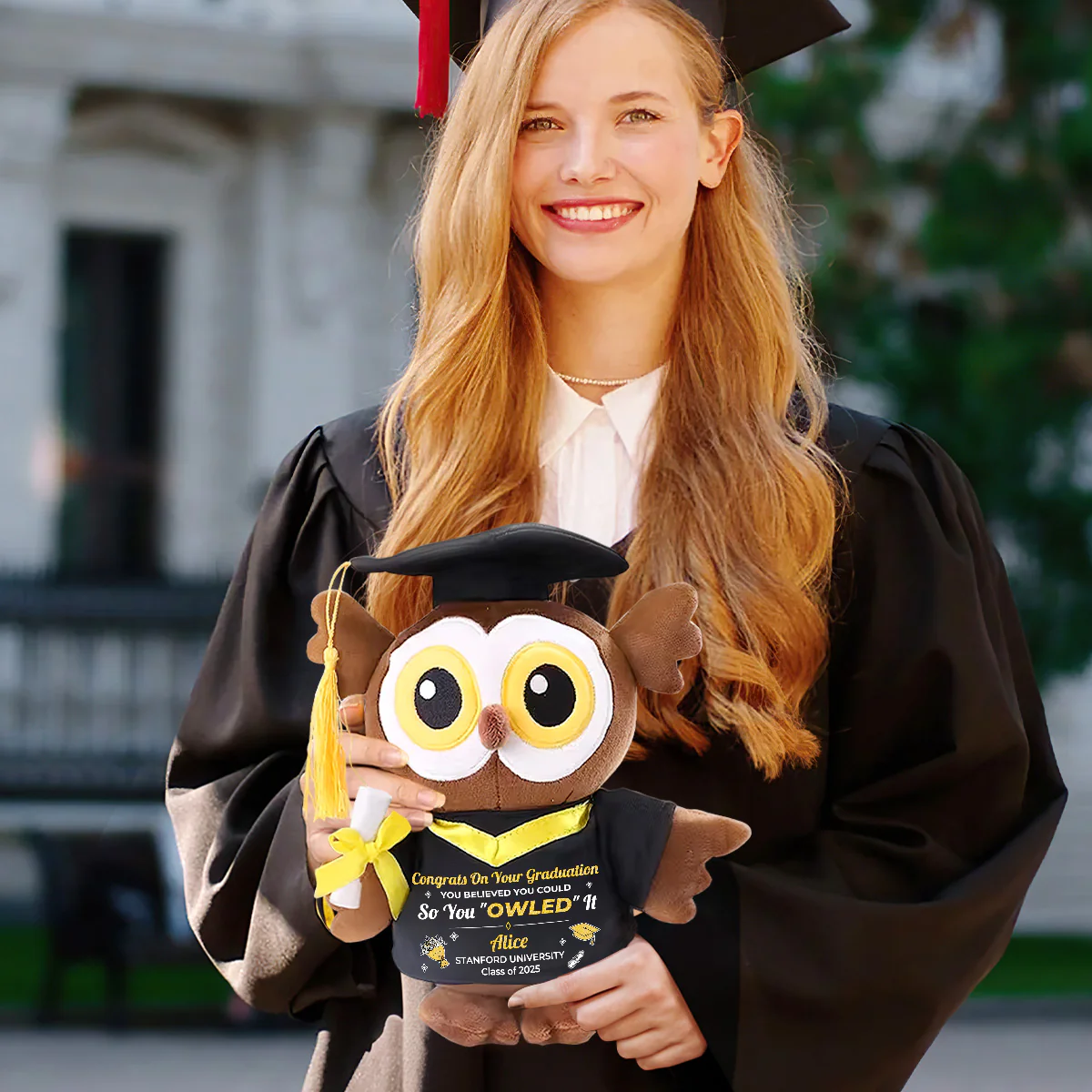 Congrats On Your Graduation - Personalized Graduation Owl - Image 3