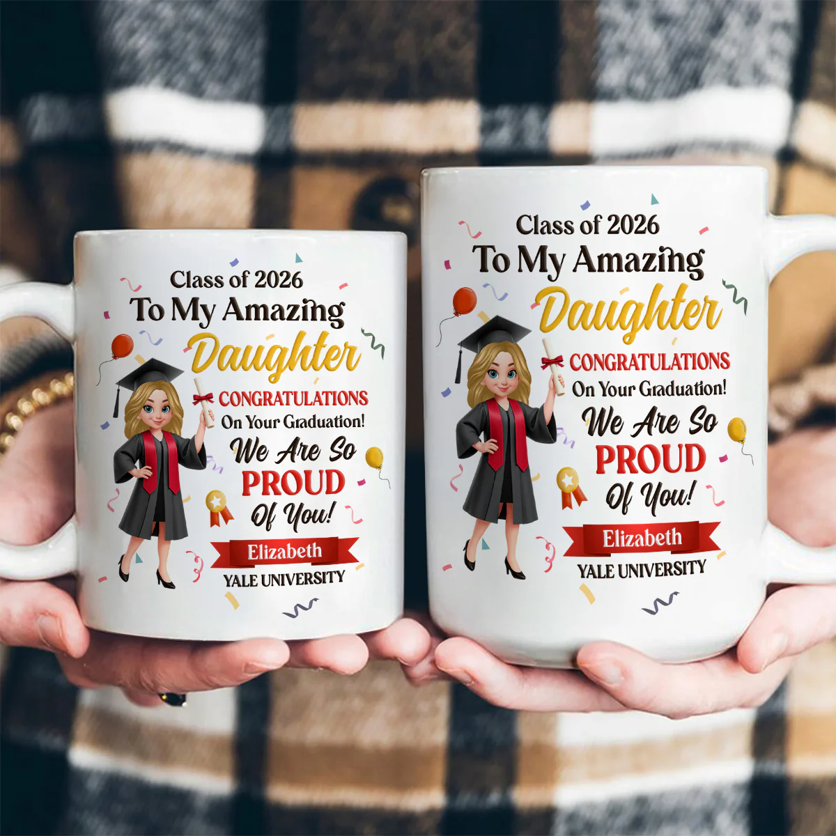 Congratulations On Your Graduation - Personalized Ceramic Coffee Mug - Image 4