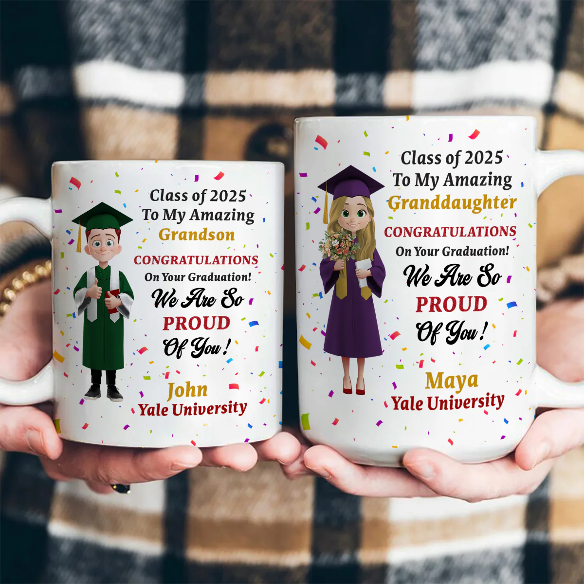 Congratulations On Your Graduation - Personalized Ceramic Coffee Mug - Image 4