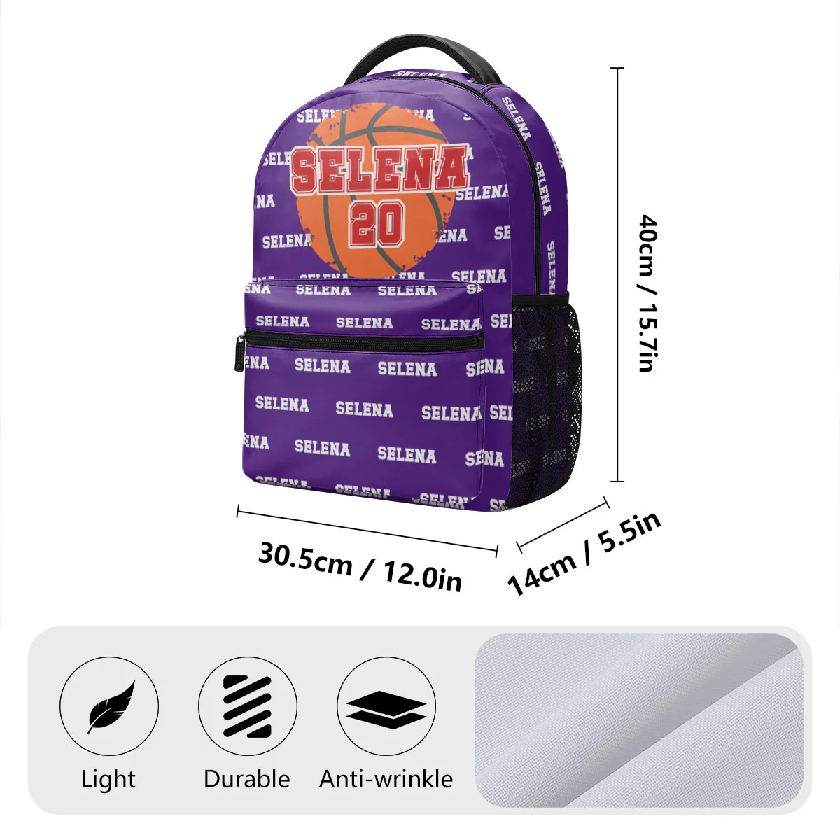 Cool Sport Theme - Personalized Backpack - Image 8