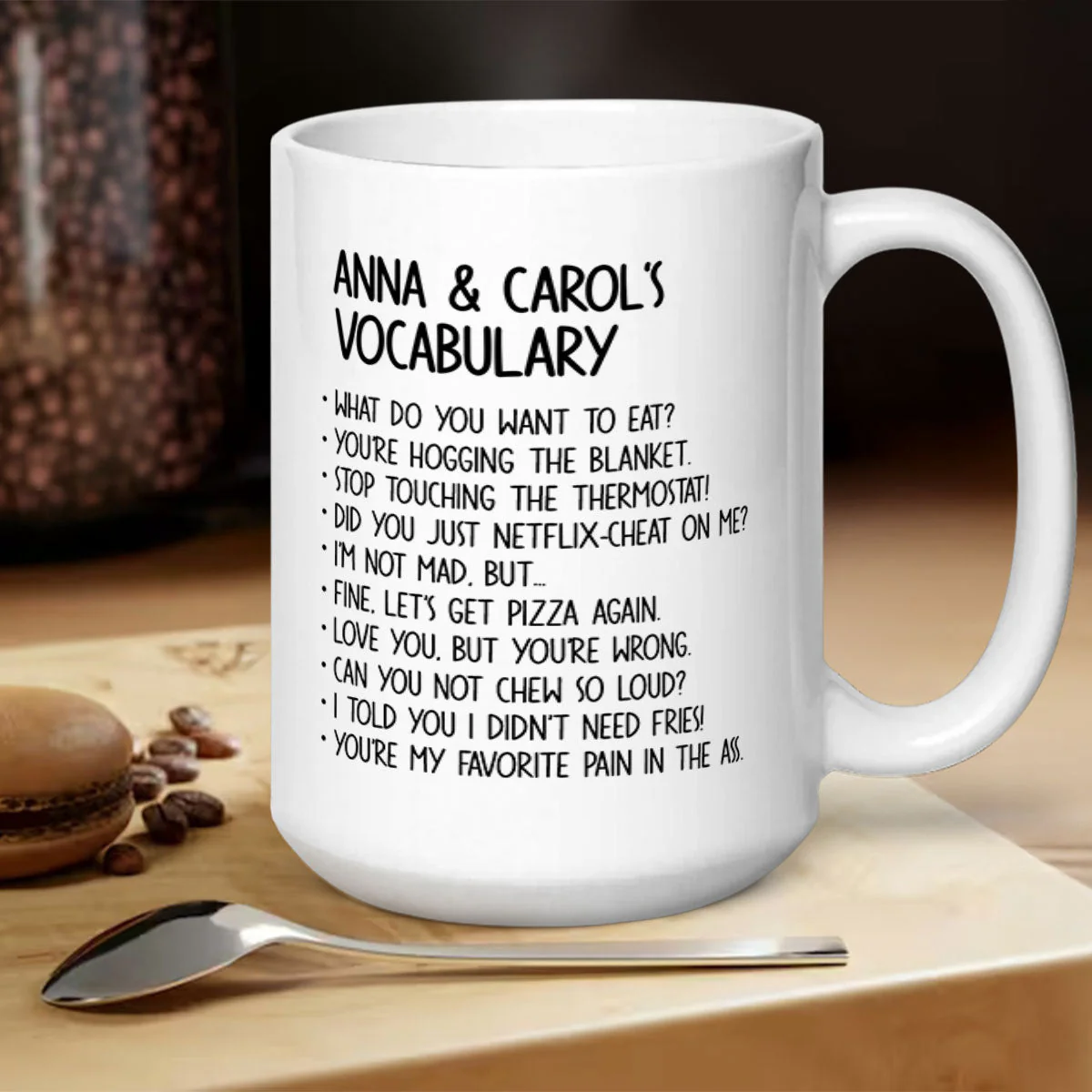 Couple Vocabulary - Personalized Mug - Image 5