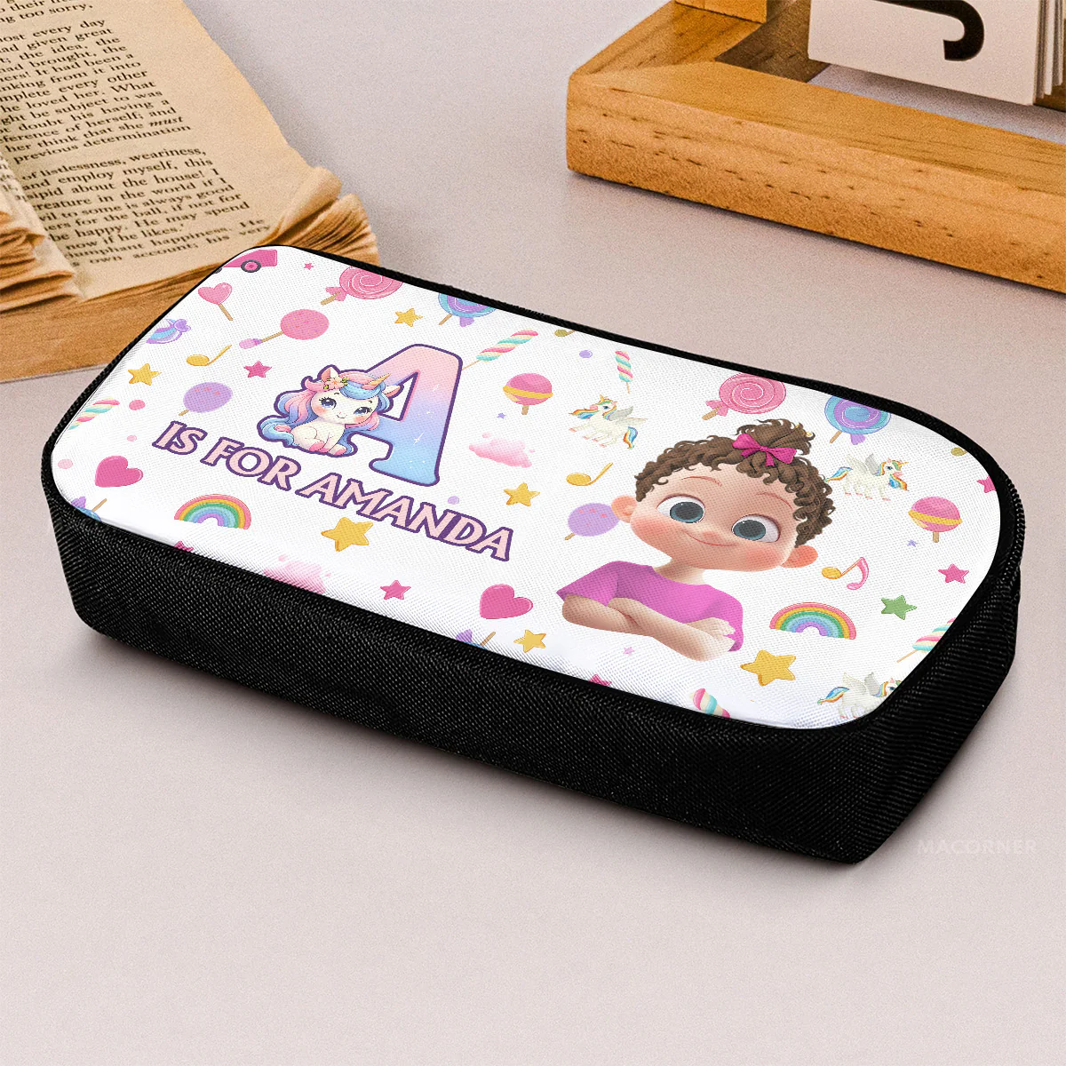 Creative Alphabet Name - Personalized Pencil Case - Image 3