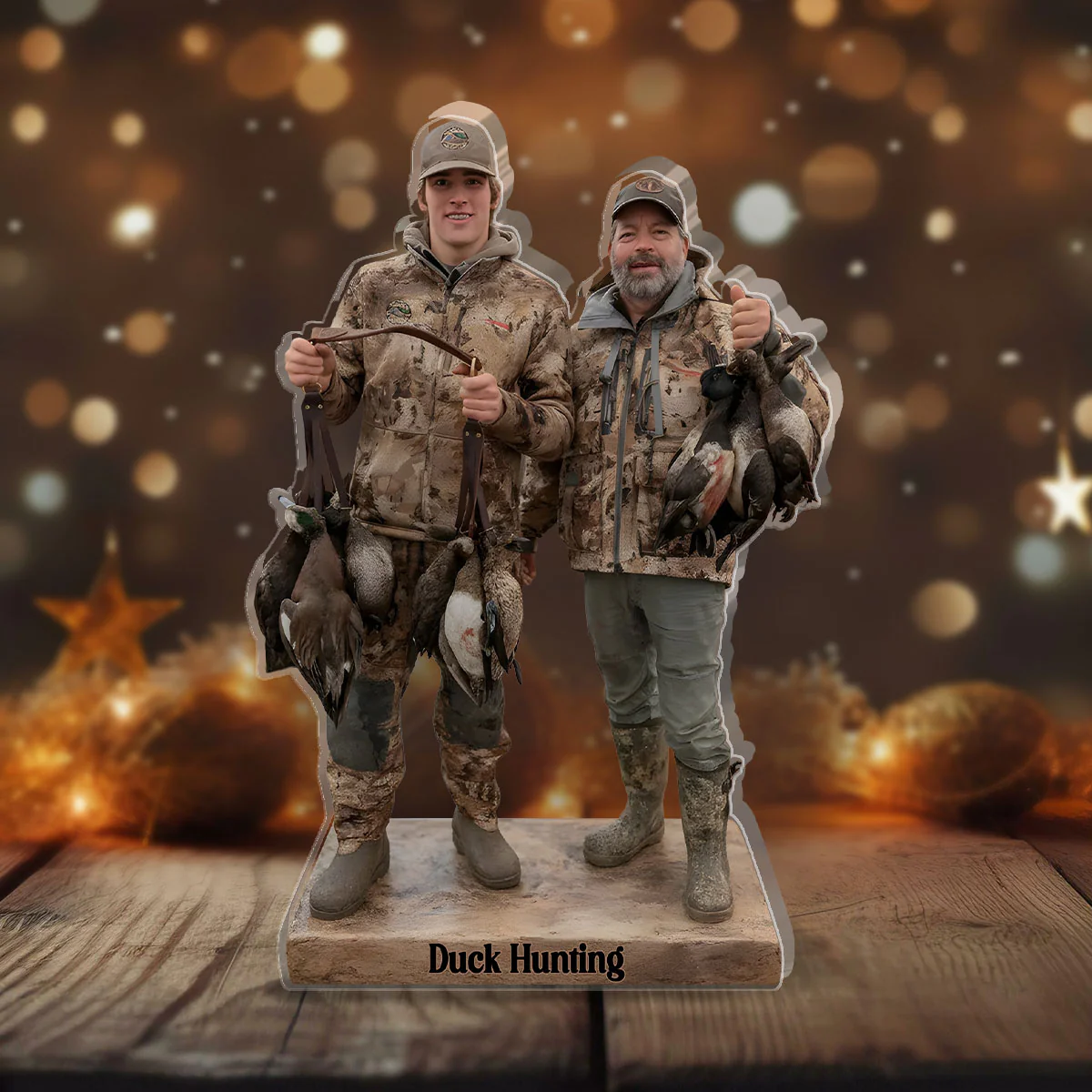 Custom From Any Photo Hunting  - Personalized Custom Shaped Acrylic Plaque - Image 2