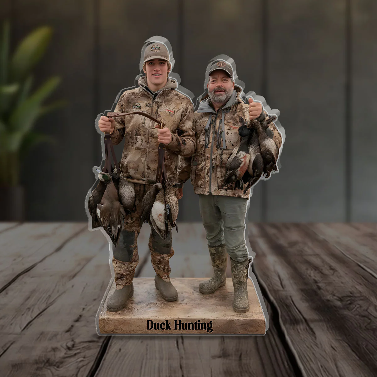 Custom From Any Photo Hunting  - Personalized Custom Shaped Acrylic Plaque - Image 4