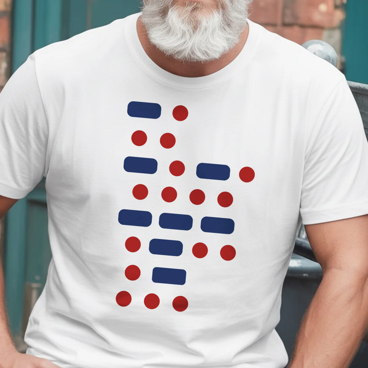 Custom Name Morse Code - Personalized 2D Unisex T-shirt