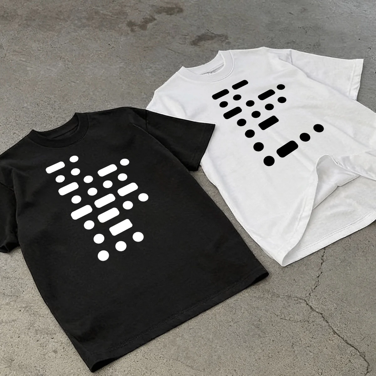 Custom Name Morse Code - Personalized 2D Unisex T-shirt - Image 4