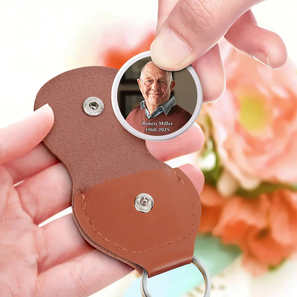 Custom Photo Memorial My Mind Still Talks To You - Personalized Pocket Hug - Image 3