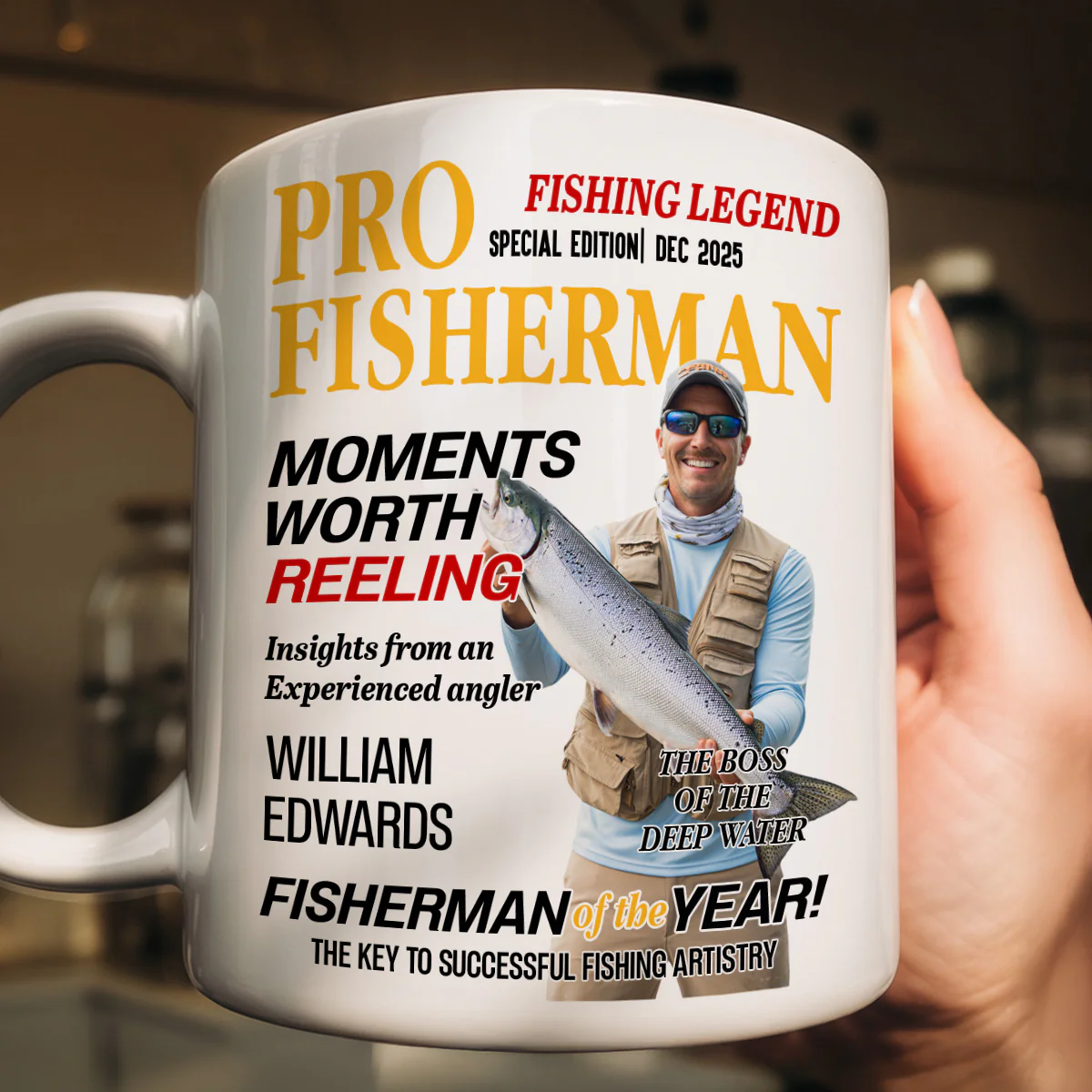Custom Photo Mug  - Personalized Ceramic Coffee Mug