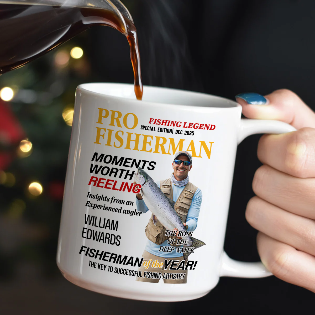 Custom Photo Mug  - Personalized Ceramic Coffee Mug - Image 4
