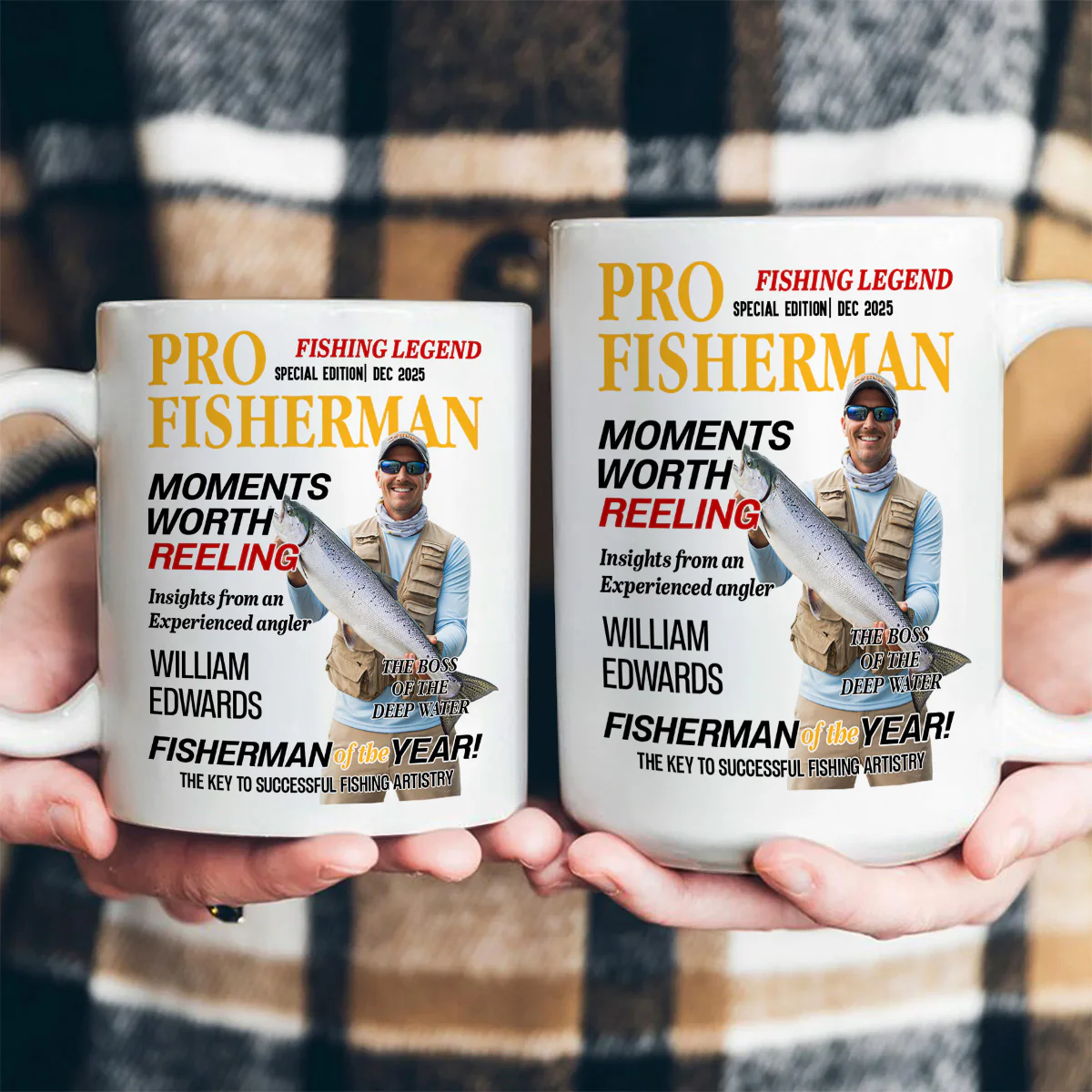 Custom Photo Mug  - Personalized Ceramic Coffee Mug - Image 5