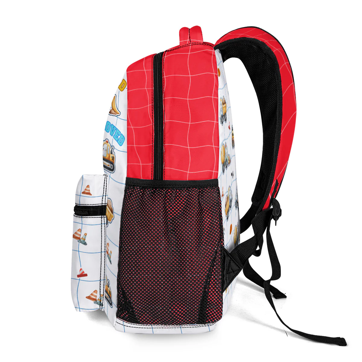 Cute Initial Name And Affirmations - Personalized Backpack - Image 3