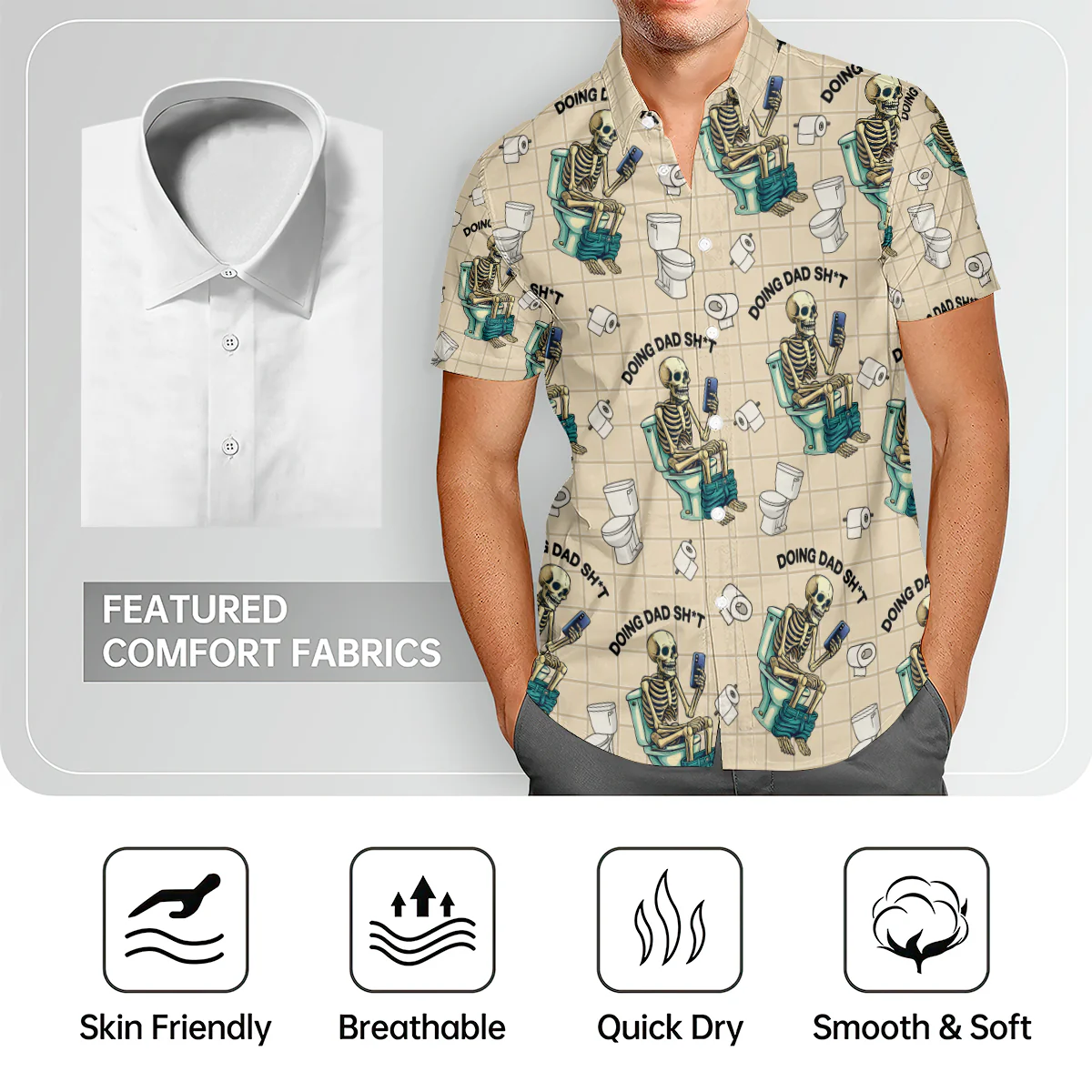 Dad Duties in Progress - Hawaiian Shirt - Image 4