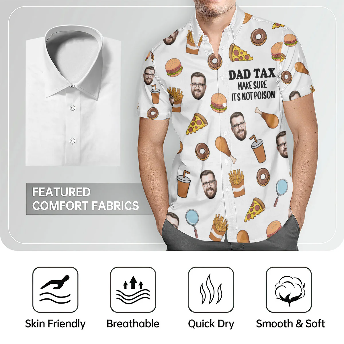 Dad Tax - Personalized Hawaiian Shirt - Image 4