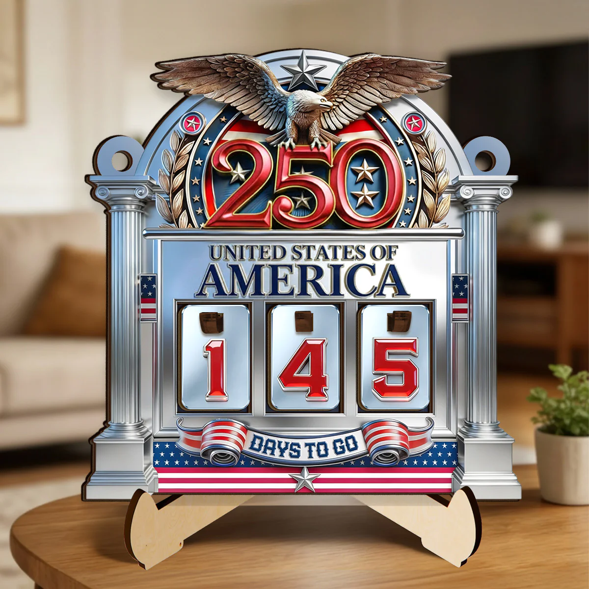 Days Until 250th Anniversary - Personalized Tracker Sign - Image 3