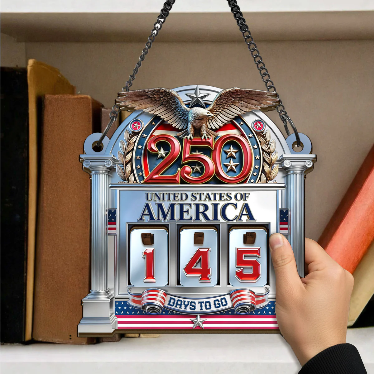 Days Until 250th Anniversary - Personalized Tracker Sign - Image 4